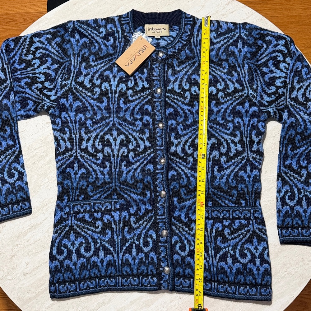 NWT Intiwara Alpaca ๐ฆ Cardigan *100% Alpaca *Made in Bolivia *S - Picture 8 of 8